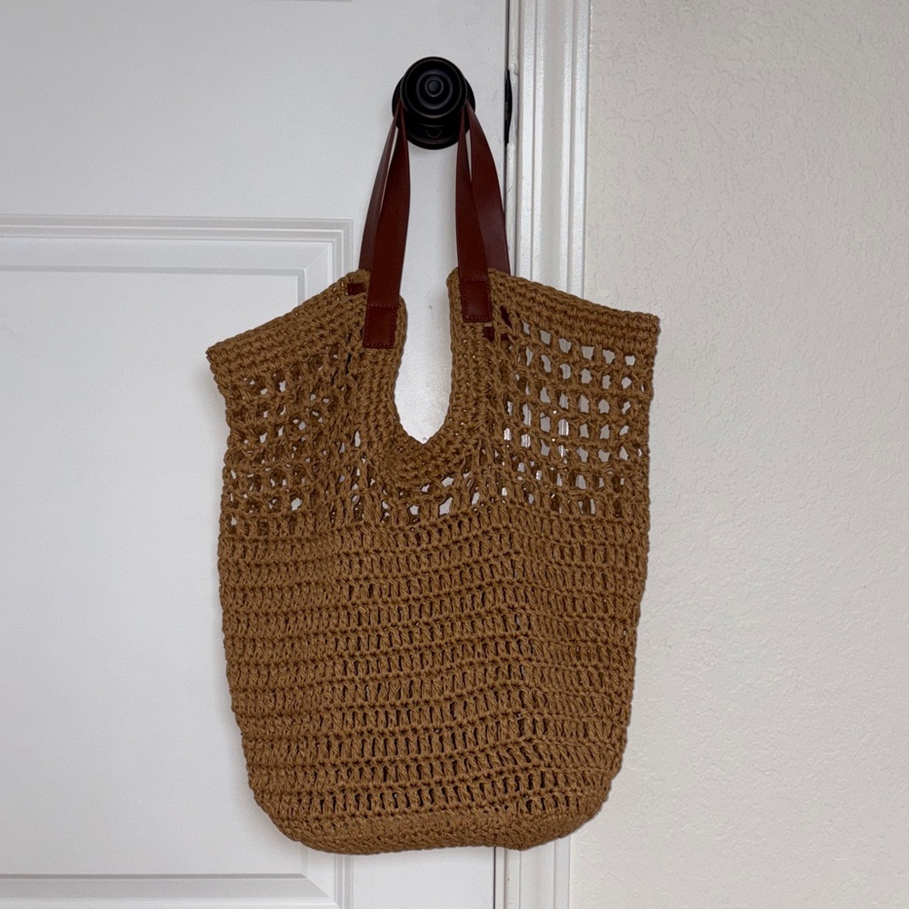 Banana Republic Straw Tote Bag